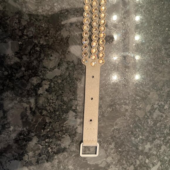 SWAROVSKI GOLD TOUCHSTONE CRYSTAL BRACELET - Picture 4 of 4